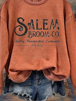 Loose Text Letters Print Casual Sweatshirt
