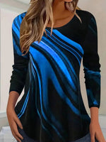 Dreamy Long Sleeve Round Neck Top