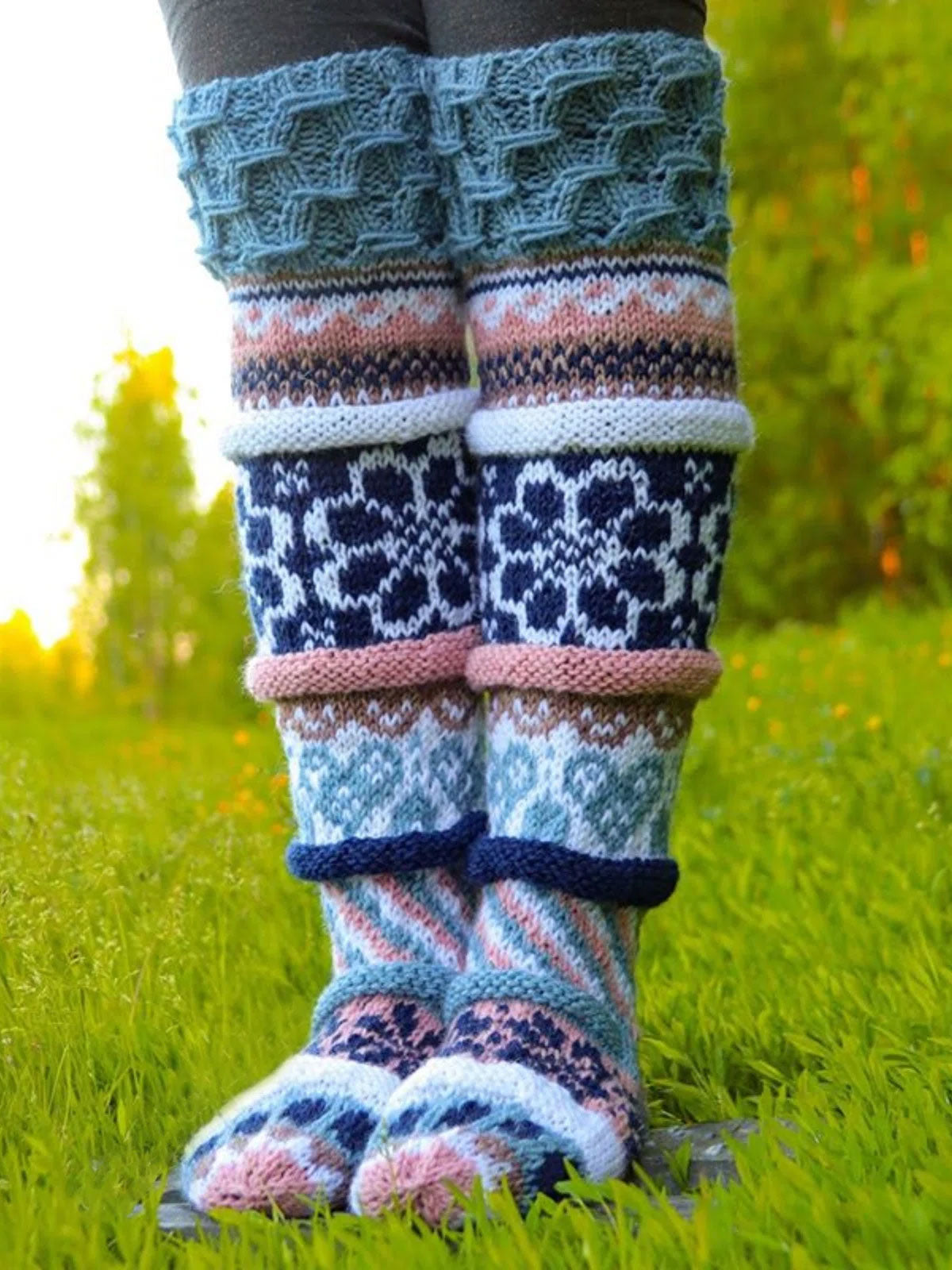 Women Multi Casual Warm Socks
