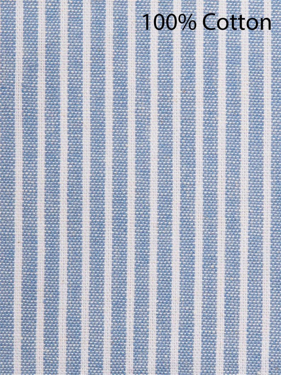 Women's Striped Half Sleeve Loose Fit Midi Dress with Pockets