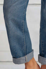 Women's Button Fly Relaxed Fit Jeans