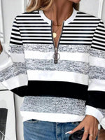 Comfy Striped Long Sleeve Top