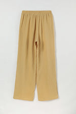 Casual Summer Solid Buttons Pants with Pockets