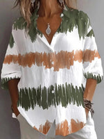 Modern Collared 3/4 Sleeve Shirt