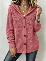 Casual Printing Floral Long Sleeve Sweater