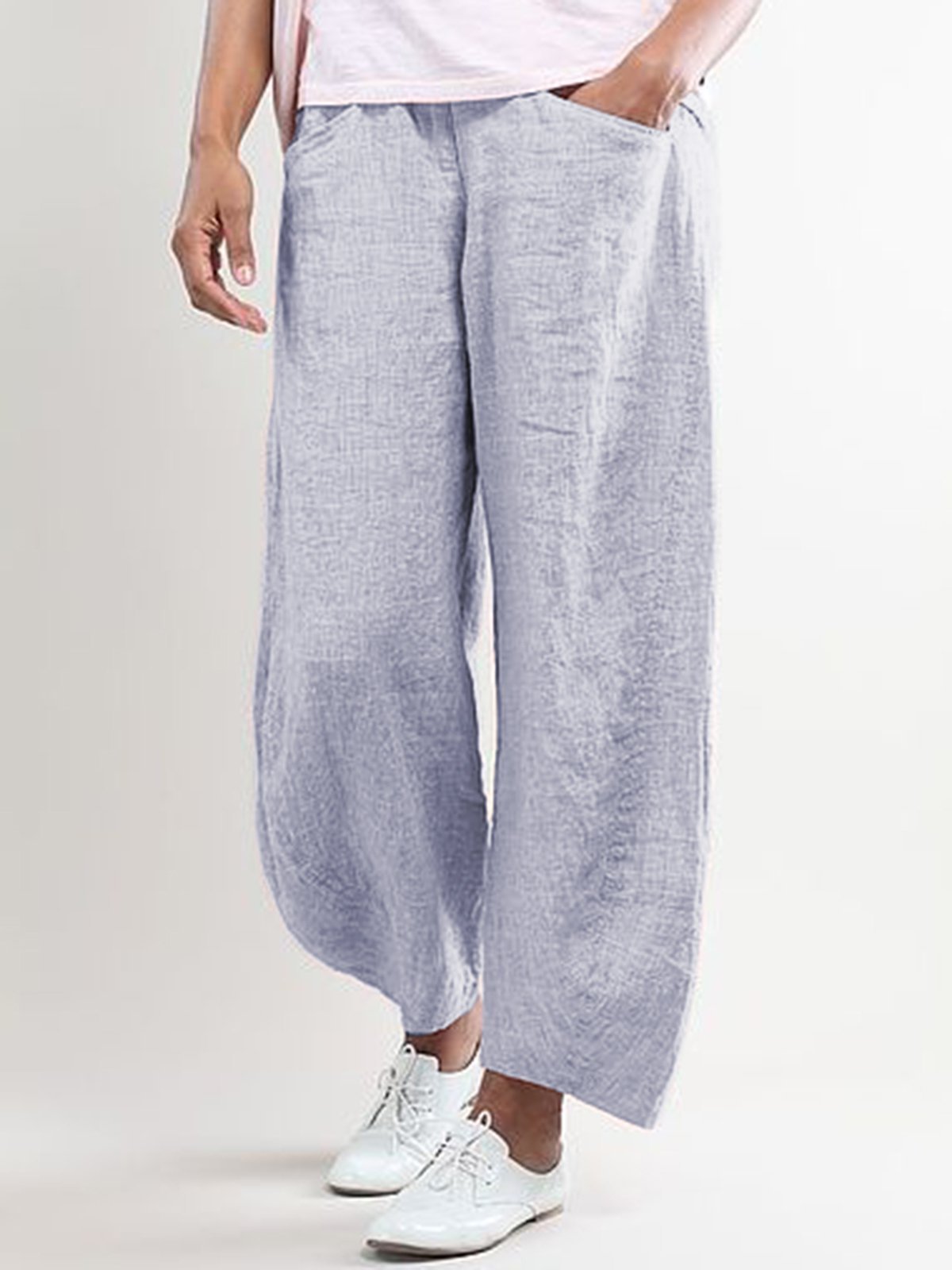 Women's Relaxed Fit Casual Pants with Pockets