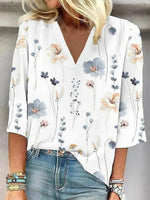 Loose Casual Plain Crew Neck Sweatshirt