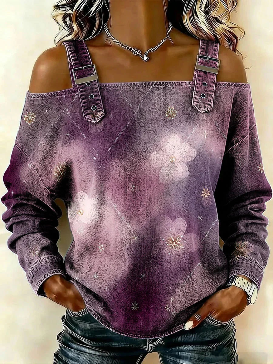 Women's Vintage Pattern Art Print Casual Shirt