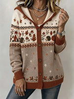 Casual Printing Animal Long Sleeve Sweater
