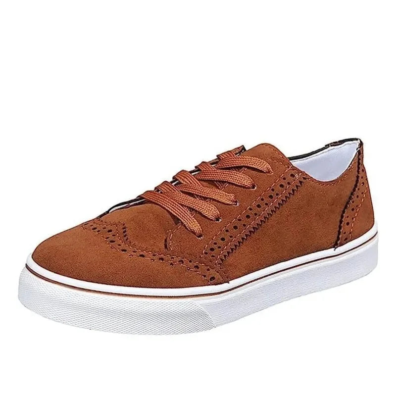 Women's round-toe sneakers