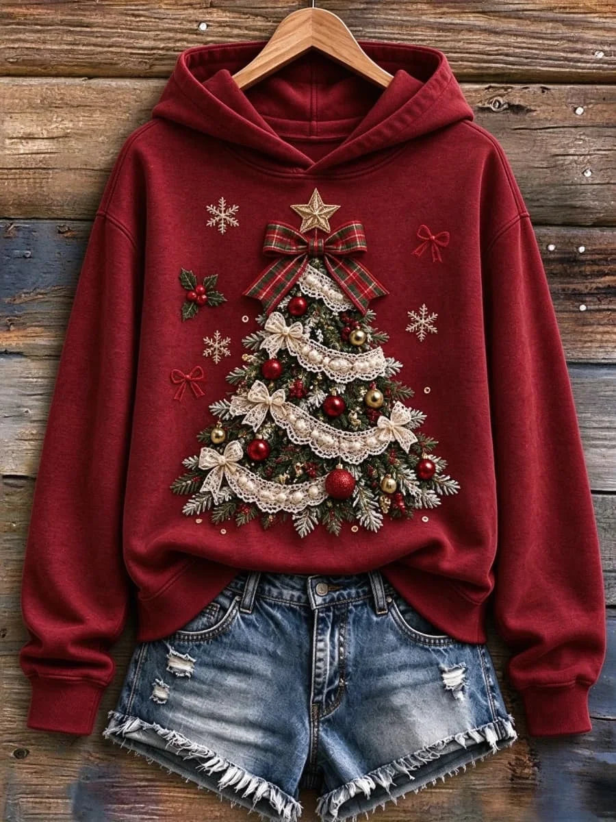 Casual Christmas Hoodie Long Sleeve Hoodie