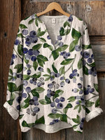 Stylish V-Neck Long Sleeve Top