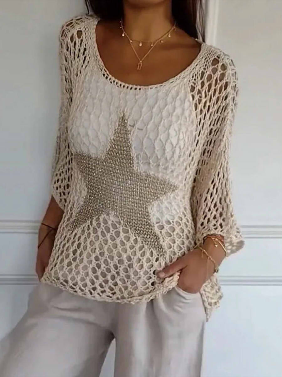 Baggy Round Neck Long Sleeve Top