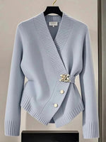 Fresh Long Sleeve Plain Cardigan