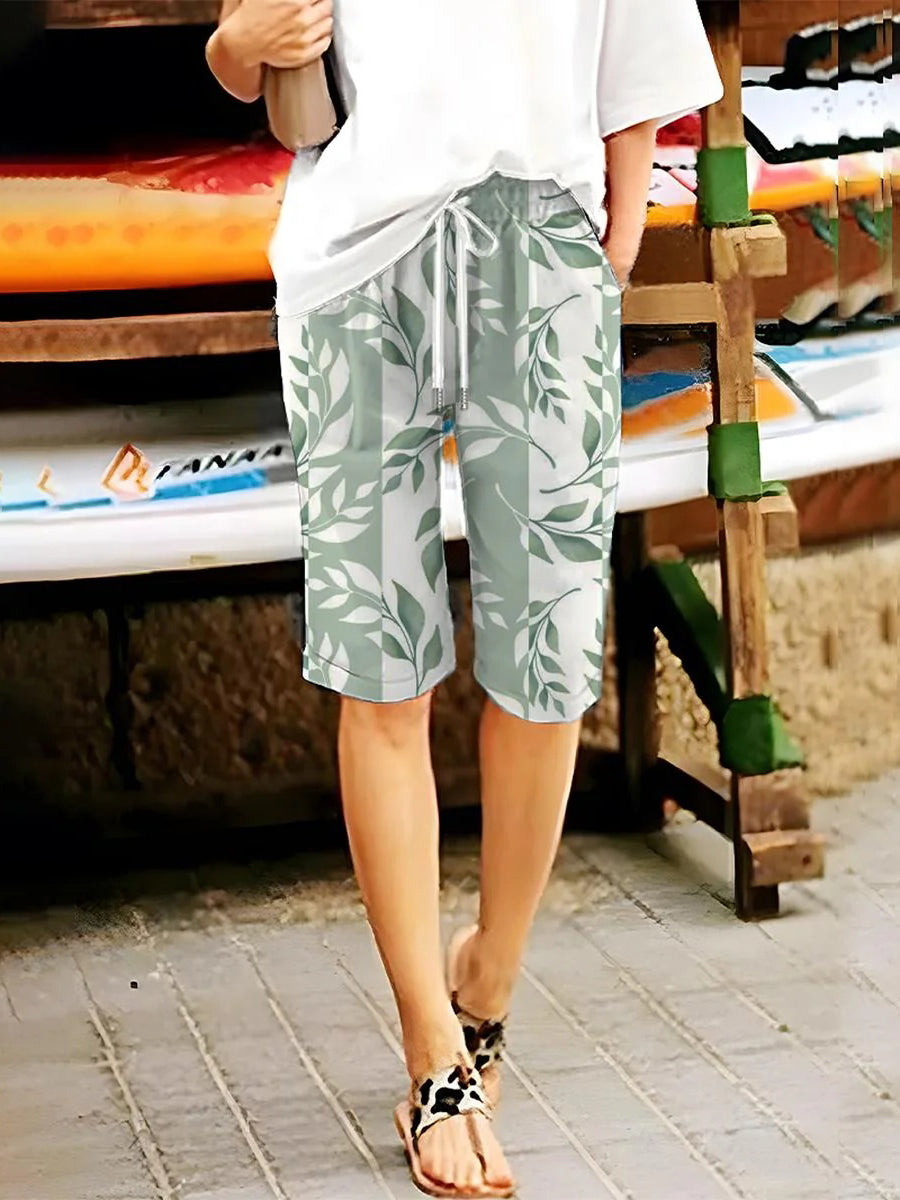 Drawstring Waistband Side Pocket Pants