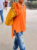 Casual Regular Fit V-neck Long Sleeve Sweater