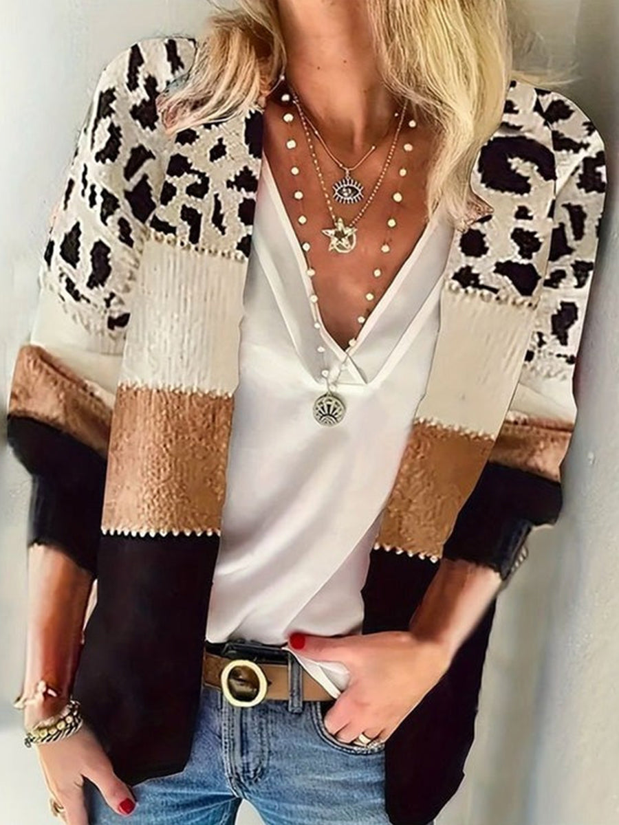 Wild Leopard Long Sleeve Cardigan