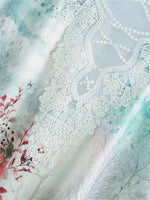 V Neck Floral Casual T-Shirt/Tee