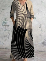Vintage Striped Dress