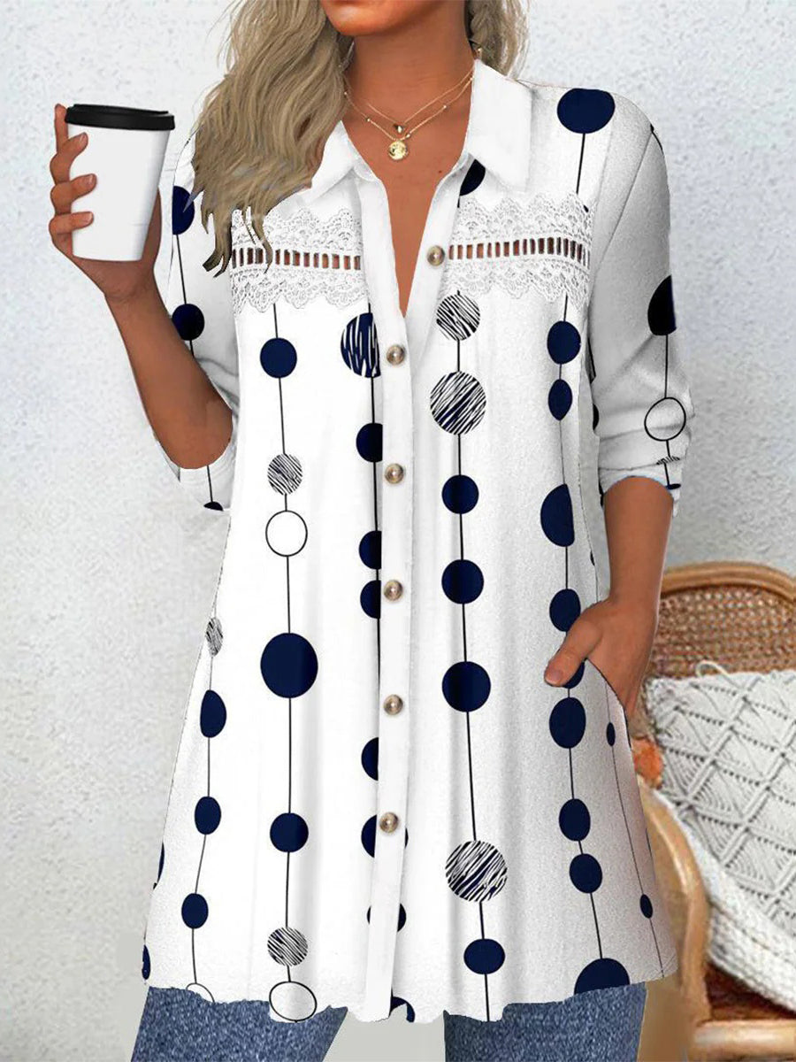 Unique Collared Short Sleeve Shirt