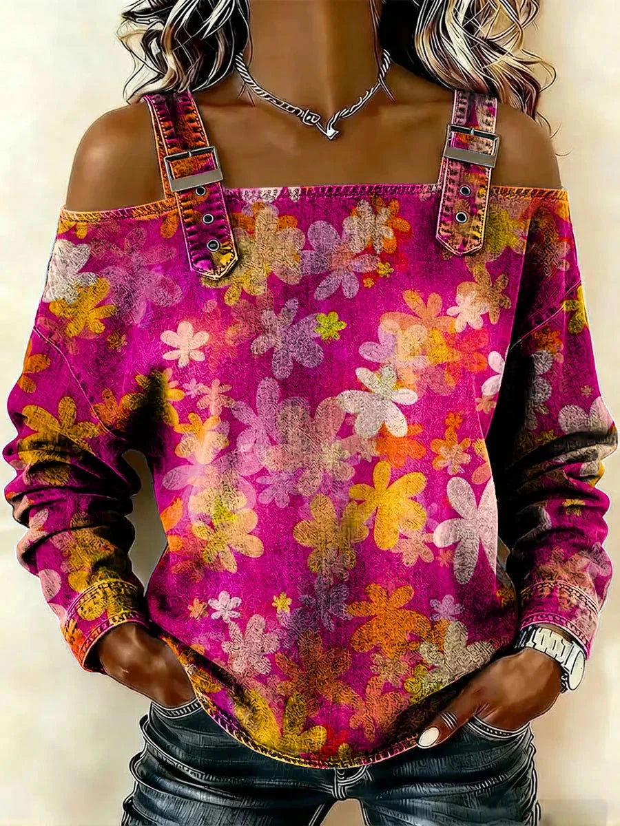 Women's Vintage Pattern Art Print Casual Shirt
