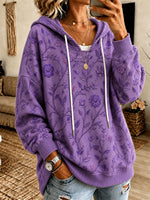Casual Long Sleeve 3D Printing Hoodie
