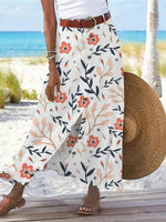 Women's Floral Printed Graphic Straight Fashion Split Button Maxi High Waist Skirt