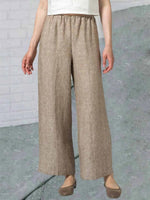 Apricot Casual Plain Regular Pants