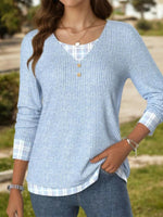 Elegant Casual Long Sleeve Blouse