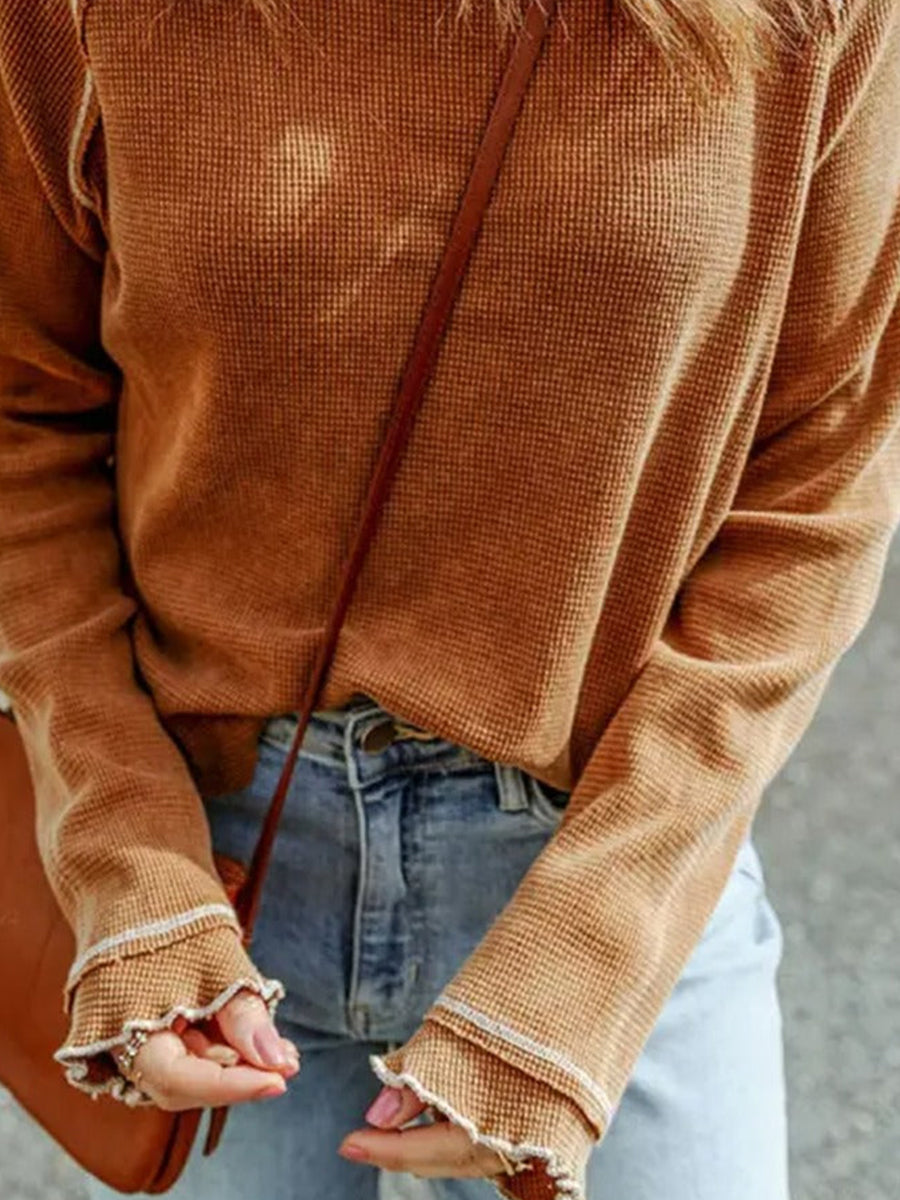 Plain Crew Neck Casual T-Shirt