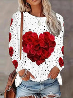 Floral Print Casual T-Shirt