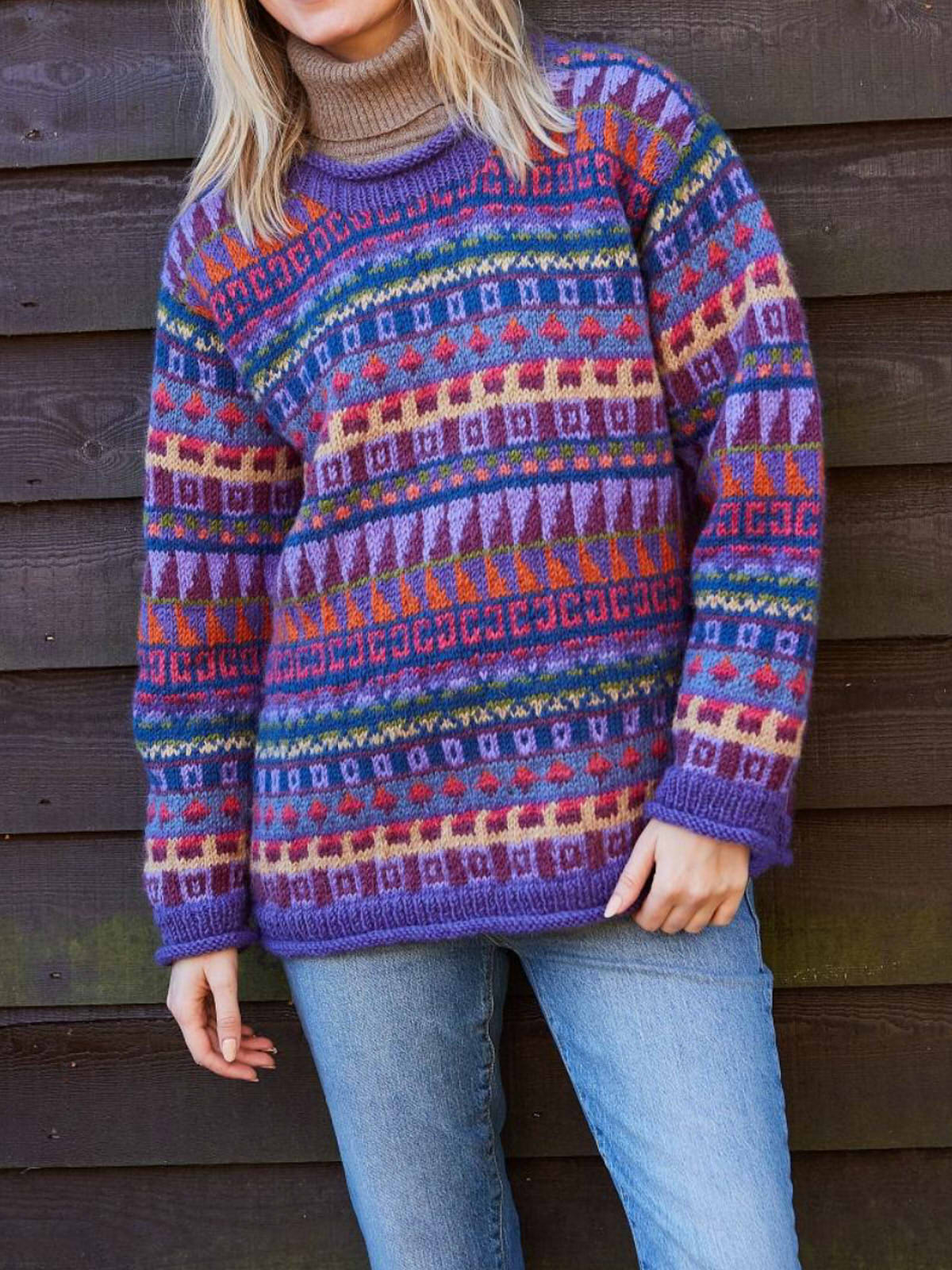 Women's Bright Jumper Festival Sweater