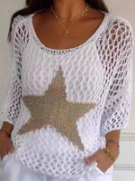 Baggy Round Neck Long Sleeve Top