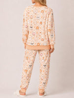 Women’s Halloween Pumpkin & Ghost Pajama Set