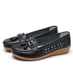 Women's hollow soft leather breathable sandals
