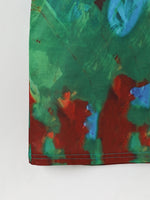 Tie-dye Casual Summer Round Neck Short Sleeve Printed T-shirt