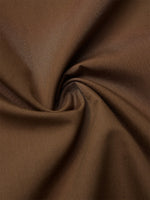 Coffee Casual Loose Plain V Neck Shirt