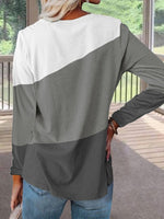 Color Block Crew Neck T-Shirt
