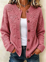 Women Floral Long Sleeve Comfy Casual Cardigan