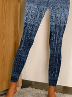 Geometric Stripe Leggings for Women