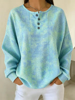 Casual Striped Long Sleeve Sweatshirt