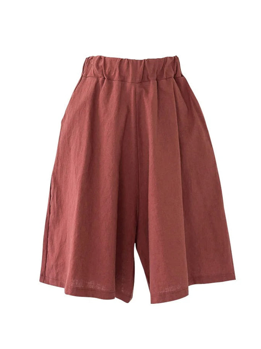 Cotton Casual Straight Pants