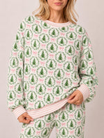 Women’s Halloween Pumpkin & Ghost Pajama Set