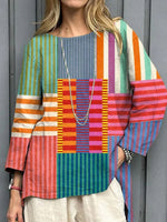 Popular Round Neck Long Sleeve Top