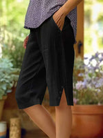 Women's Elegant Plain Shorts Pants