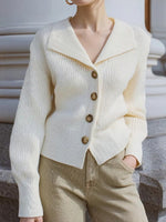 Comfy Plain Long Sleeve Sweater