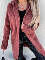 Red Casual Tops Long Sleeve Solid Sweater