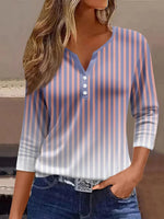 Vintage Striped Blouse