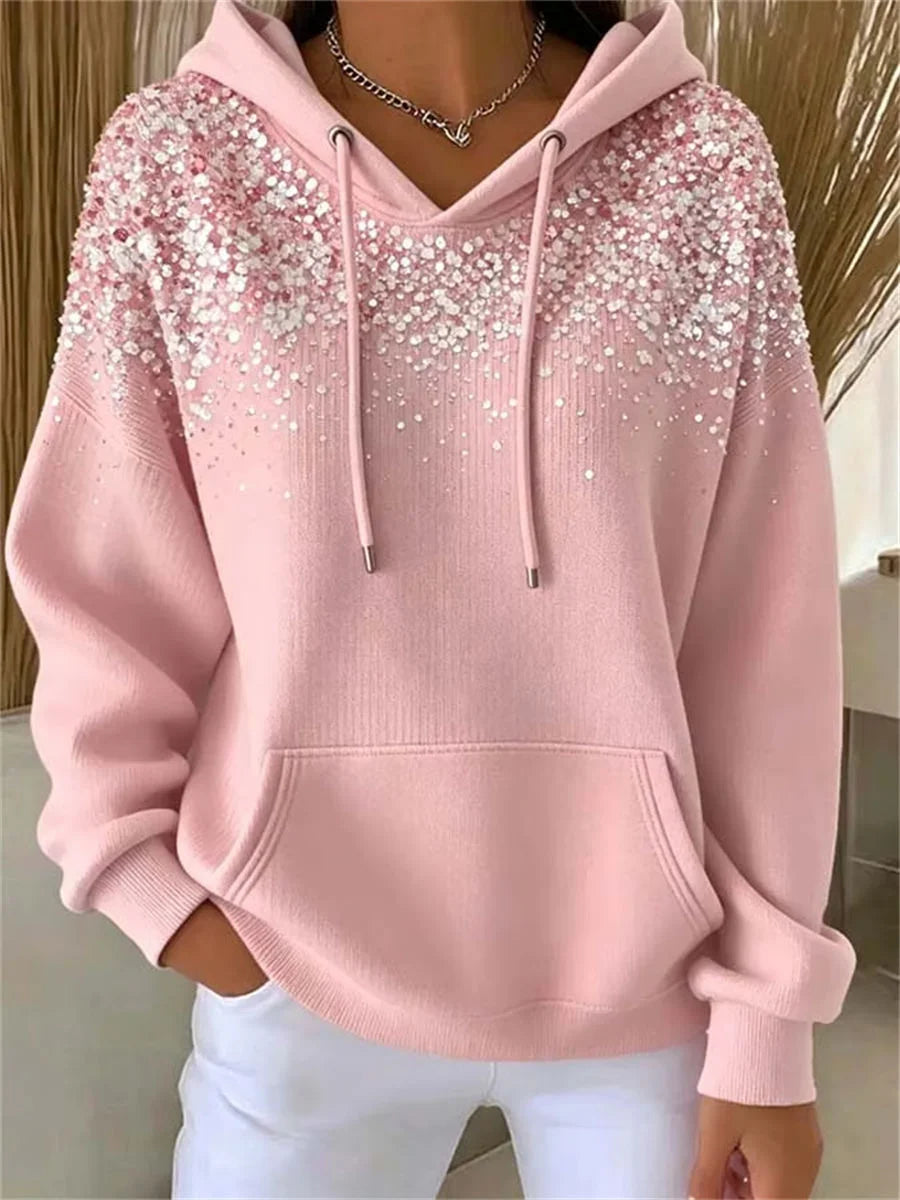 Casual 3D Printing Long Sleeve Hoodie