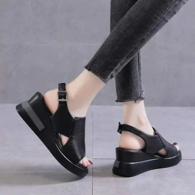 Women's Fashion Leather Sandals